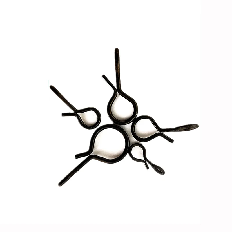 Gancho y señuelos de cambio rápido para moscas, accesorios de aparejos de Pesca con mosca de Color negro, Pin de línea a presión, 2000 piezas - imagen 3