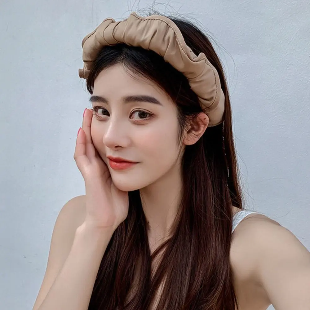 Sombrero de sol para mujer, sombrilla con protección UV de doble uso, Aro para el pelo, sombrero de Sol para playa al aire libre, gorras de ala ancha plegables suaves - imagen 4