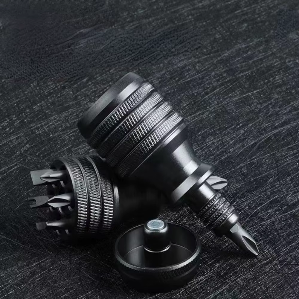 Mini Destornillador Magnético – Multicabezal Titanio para Pesca - imagen 3