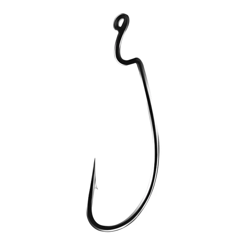 Anzuelo compensado súper deslizante, anzuelo de gusano Texas Rig Drop Shot, anzuelo de gusano de acero inoxidable, accesorios de pesca - imagen 5