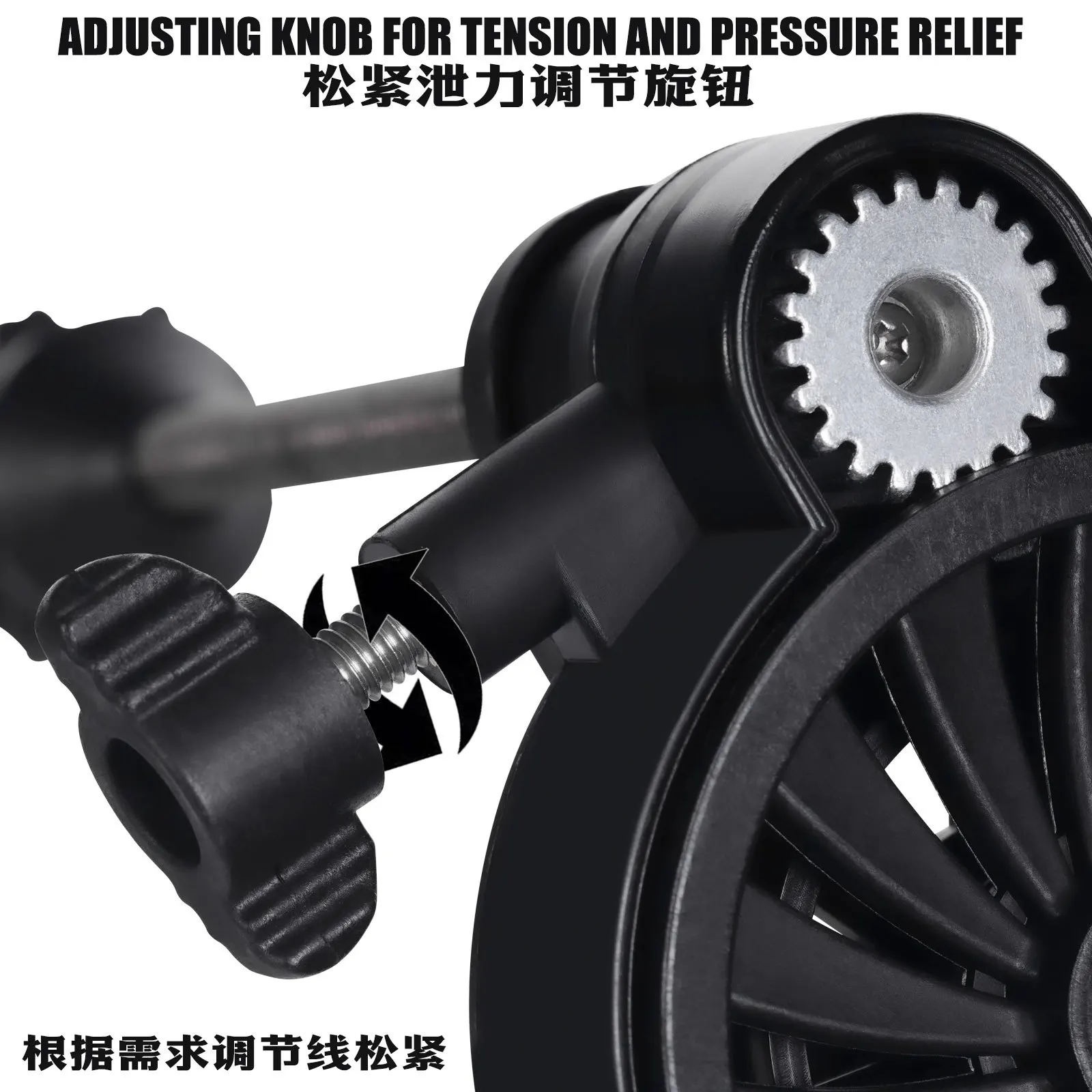 Nuevo carrete de sedal de pesca para Baitcasting, carrete giratorio, máquina enrolladora de sedal portátil, carrete, herramientas de aparejos de pesca - imagen 3