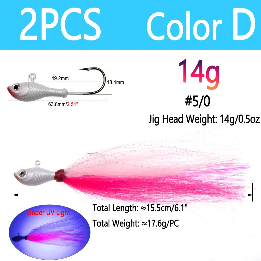 14g 2pcs Col D