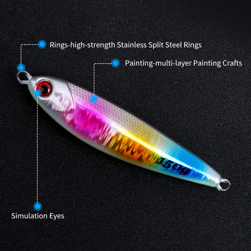 Señuelos Jigging para agua salada — luminosos, de lento hundimiento - imagen 5
