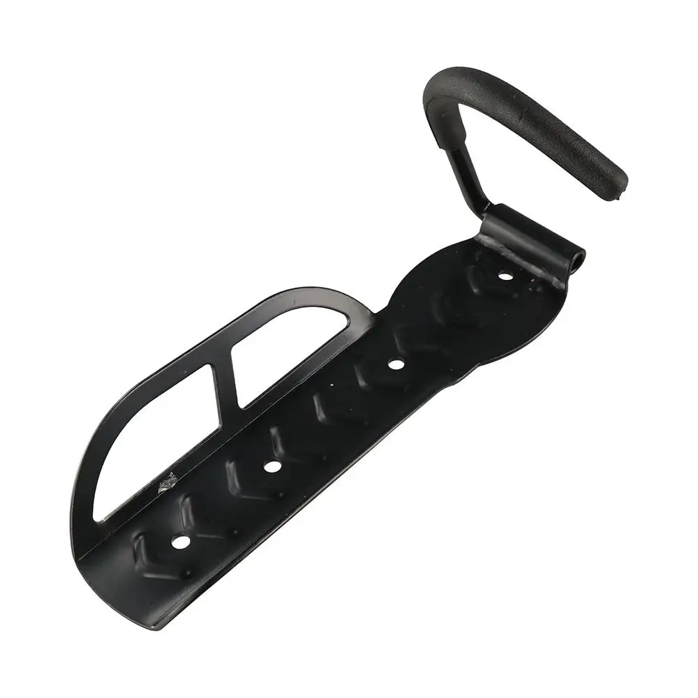 Soporte de pared para bicicleta, soporte de gancho Vertical resistente para bicicleta de garaje con tornillos, soporte para colgar bicicleta negro, almacenamiento interior - imagen 3
