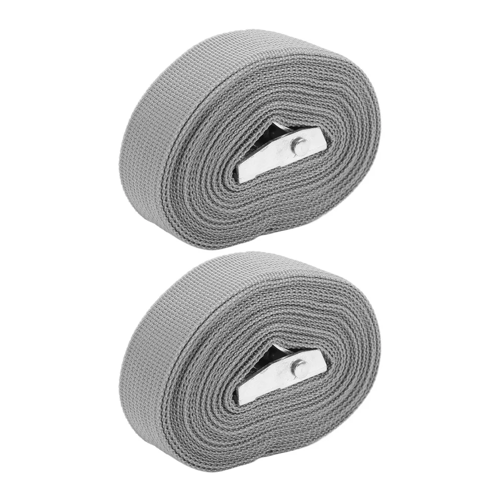 Correas de amarre de trinquete de aleación de Zinc, hebilla de bloqueo rápido ajustable, correas de amarre, 2 uds. - imagen 3