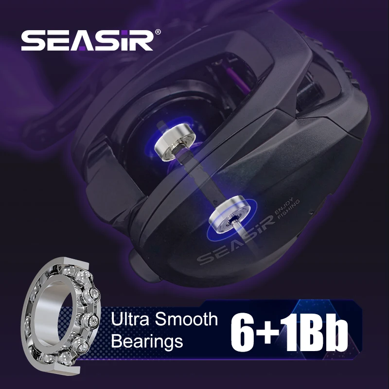 Seasir ZERO-VX Carrete Baitcasting Ultraligero - imagen 4