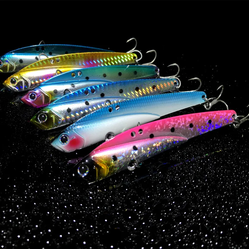 110mm 44g hundimiento VIB cebo de Pesca trucha lubina señuelo de agua salada Swimbait plantilla de Metal Wobbler Pesca Metal Vib señuelo - imagen 4