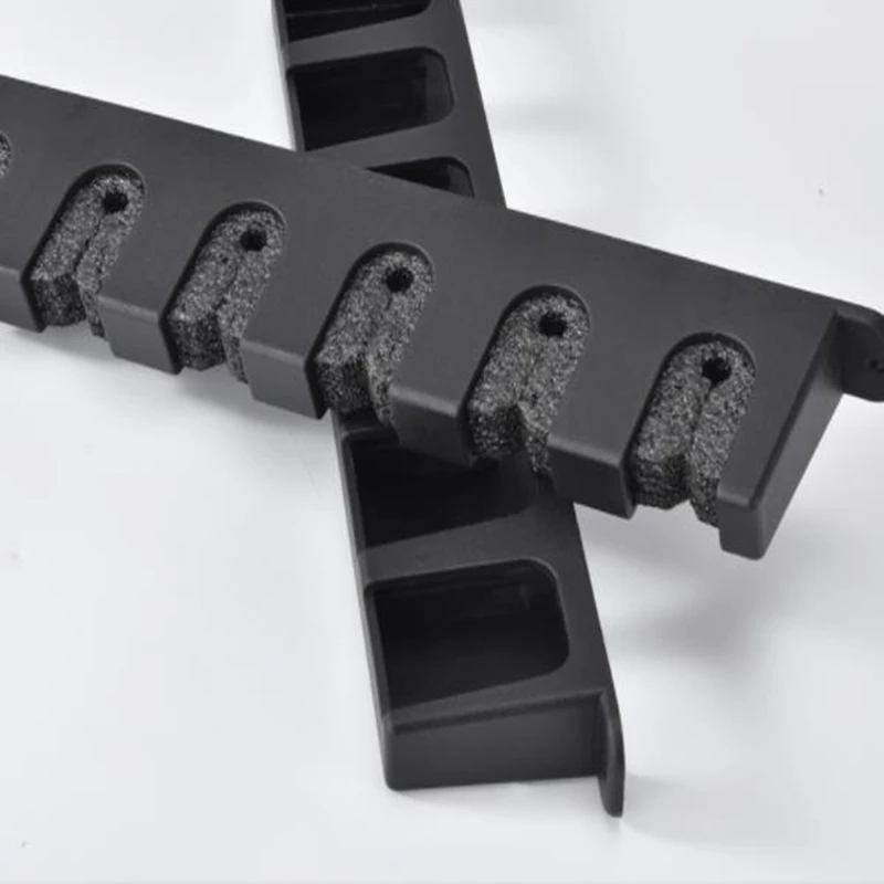 Aea-Barra de mano multifuncional montada en la pared, estante de colección de 6 agujeros, aparejos de pesca, estante Atorage - imagen 5