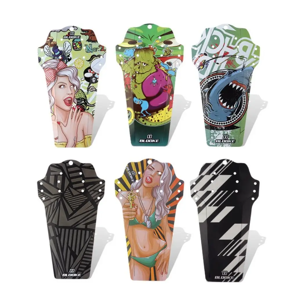 Guardabarros deportivo para bicicleta PP, guardabarros impermeable Multicolor, guardabarros delanteros y traseros para ciclismo - imagen 5