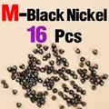 16Pcs Black Nickel M