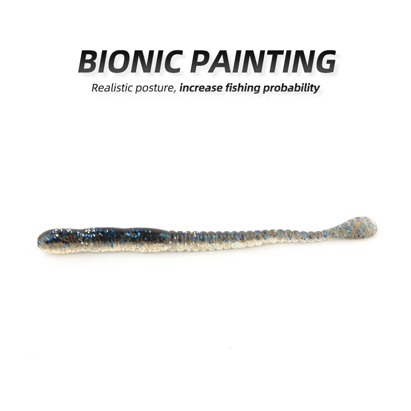 ARDEA-señuelo de pesca de 10 piezas, cebo de silicona suave para Sábalo, lucio de agua dulce, muskies, Océano, trucha, carpa, lubina negra - imagen 5