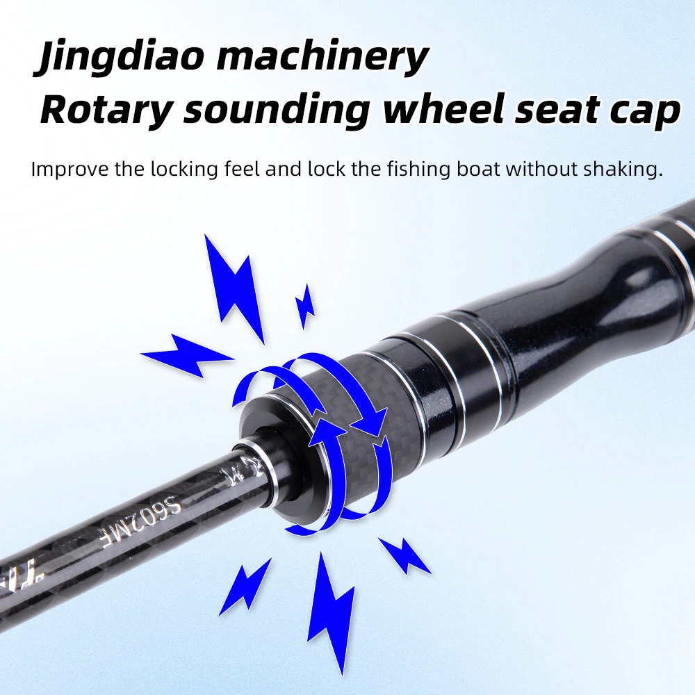 Caña telescópica de carbono FISHINGFANS 33cm – Potencia media portátil - imagen 4