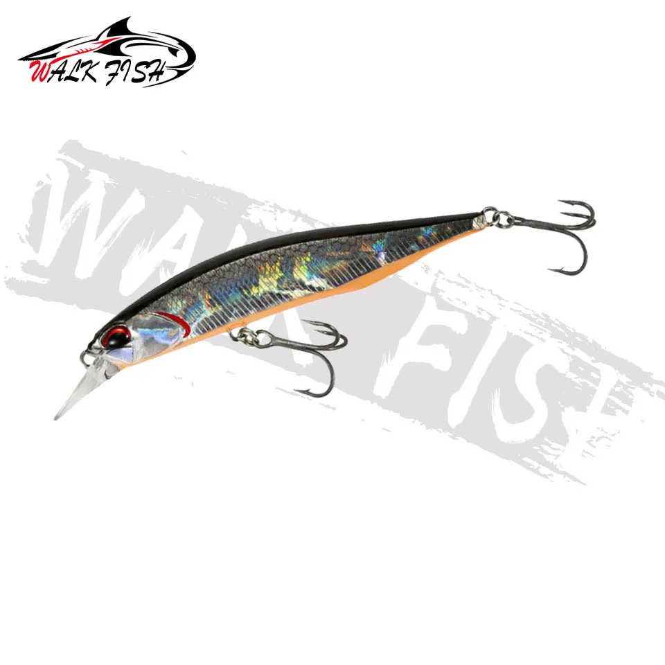 WALK FISH-señuelo de pesca flotante, cebo duro de plástico Artificial, aparejos de pesca, 85mm/8g, ojos 3D, Crankbait, Wobblers, 1 unidad - imagen 3