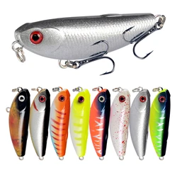 Señuelo de Pesca de lápiz flotante, 5,5 cm, 5g, señuelos duros para perros de agua superior, cebos Wobblers, cebo duro Artificial, aparejos de Pesca
