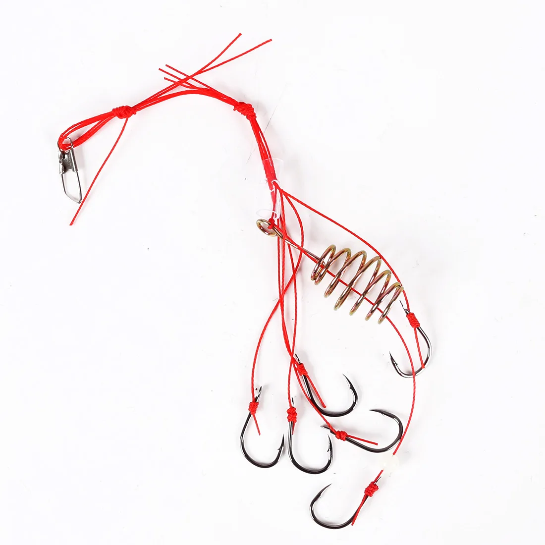 Anzuelo de explosión enrollable, paquete de 4 Uds., accesorios de aparejos de pesca con púas, anzuelos de pesca fáciles de llevar para todo tipo de peces - imagen 5