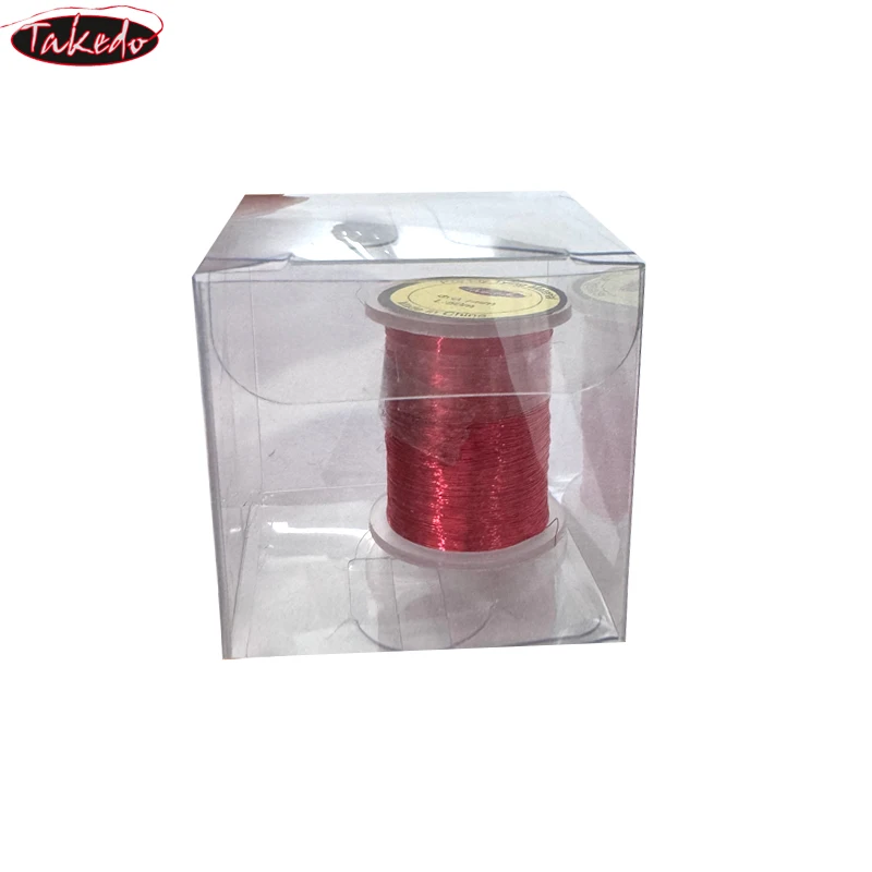 TAKEDO 0,1 MM 50M/carrete atado de moscas alambre de cobre para cebos de señuelo de mosca cuerpo acanalada plomo agua Metal atado de moscas hilo - imagen 5