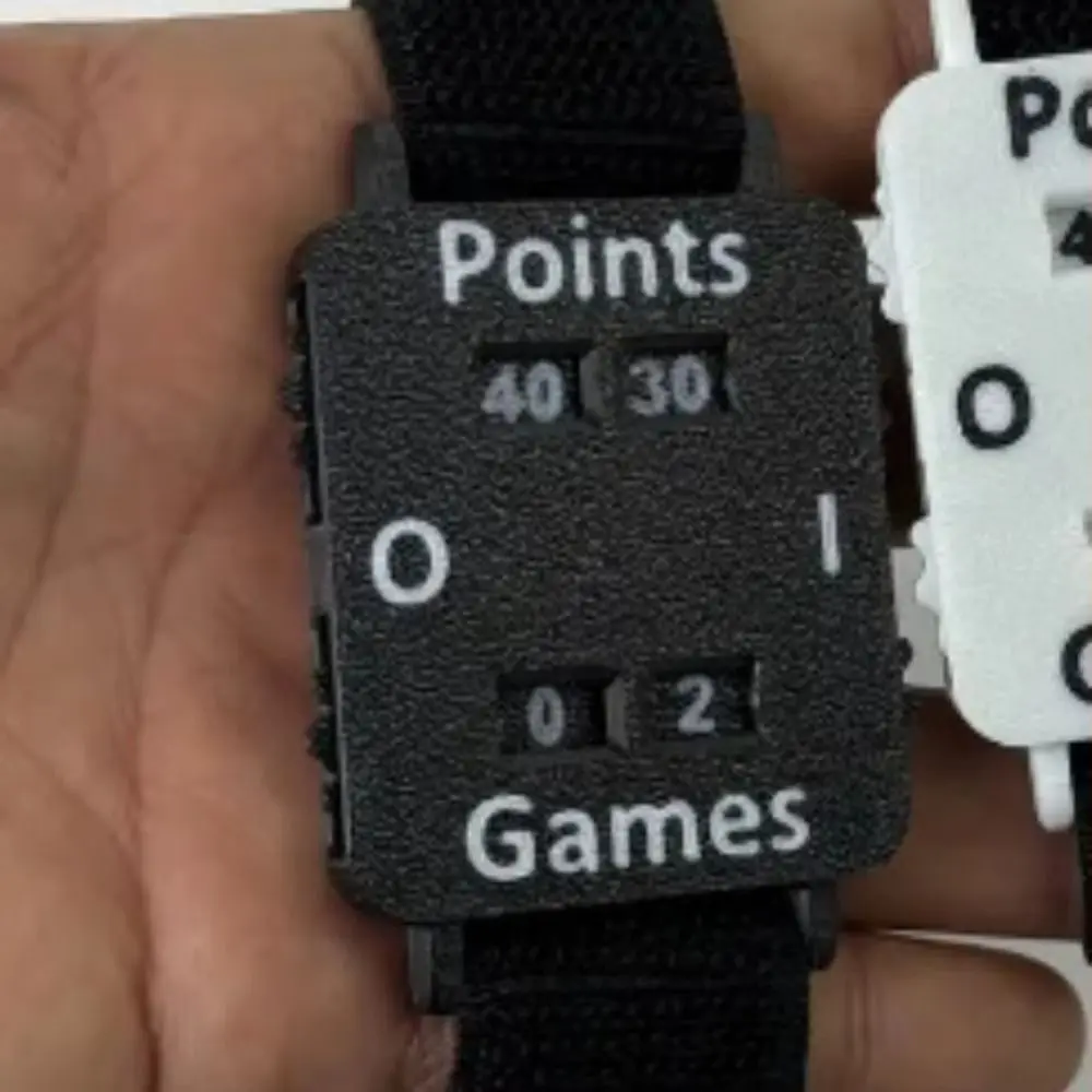 Contador de puntuación de muñeca ajustable con pantalla clara Contador de pulsera de diseño liviano para un fácil puntuación Contador de muñeca - imagen 3