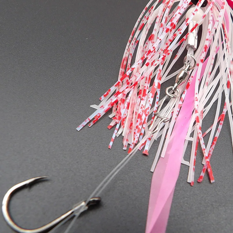 Kabura Jigging Luminoso con Falda – Señuelo para Pargo en Mar - imagen 3