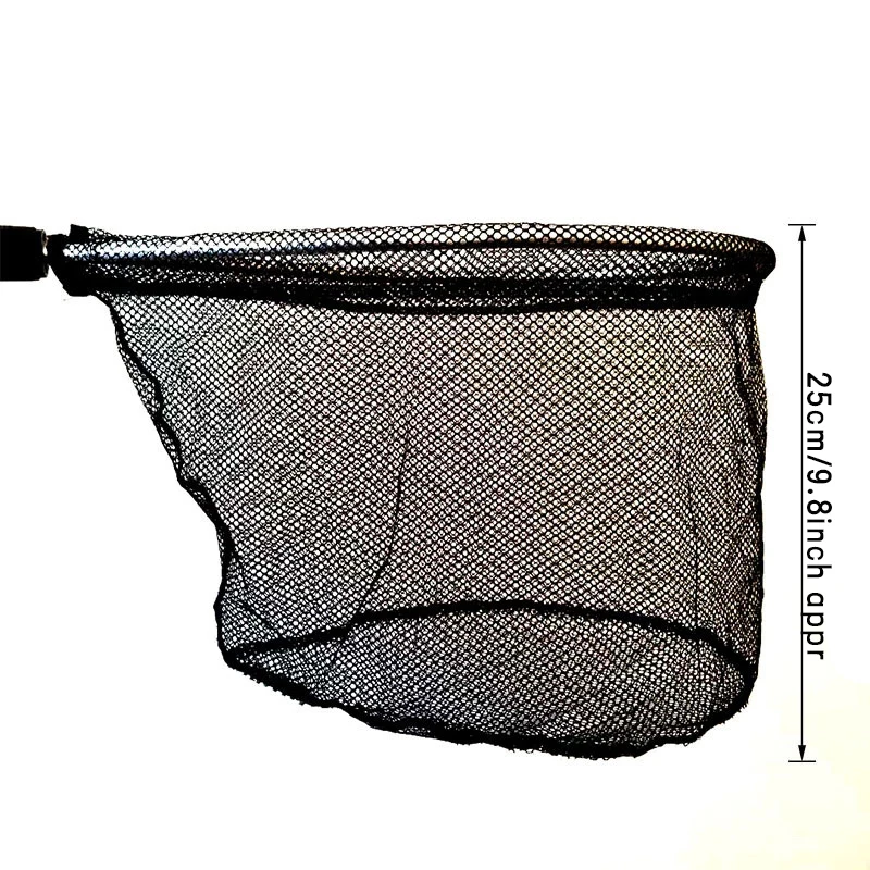 Red de aterrizaje de pesca con mosca de aleación de aluminio, redes de captura y liberación, cuchara de pesca, Red de mano de trucha, aparejos de pesca, 1 ud. - imagen 3