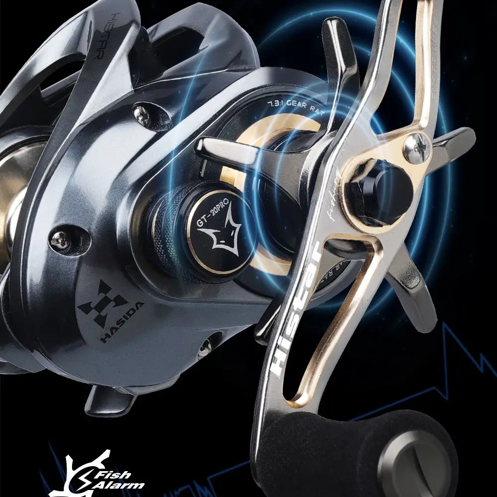 HISTAR Aurora carrete de fundición agua salada 11+1 rodamientos NMB BB - imagen 5