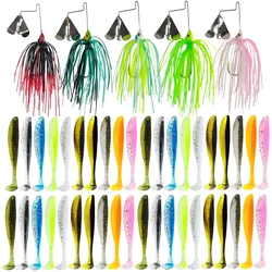 Buzzbaits y Spinnerbaits FREE FISHER con hoja giratoria para pesca