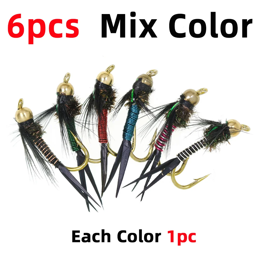 6pcs Mix Color