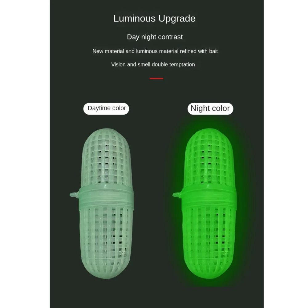 Cesta Alimentadora Feederring Luminosa Portátil – Jaula para cebo de pesca - imagen 2
