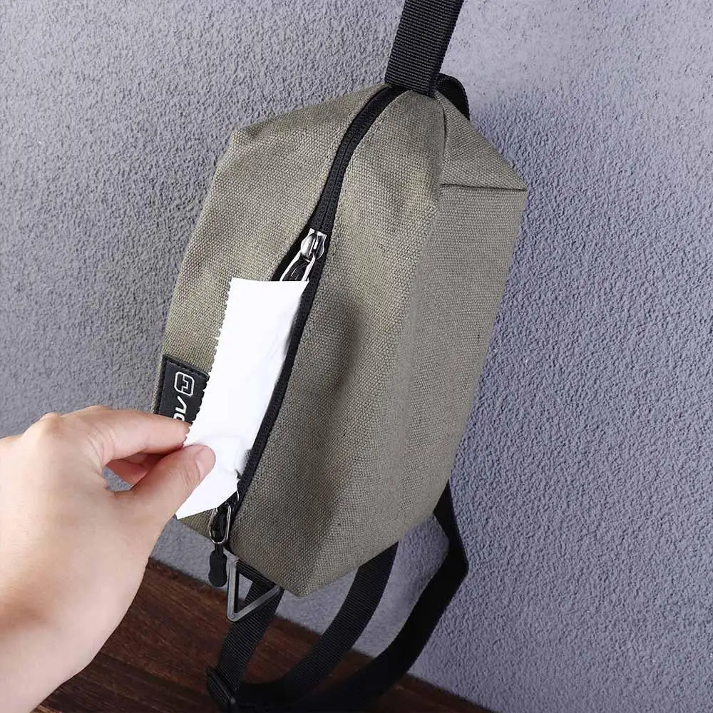 Cajas de cubierta de pañuelos para almacenamiento al aire libre, herramientas para exteriores, bolsas de pañuelos, funda de papel, soporte de papel higiénico, bolsa de pañuelos, cubierta de pañuelos para acampar - imagen 3