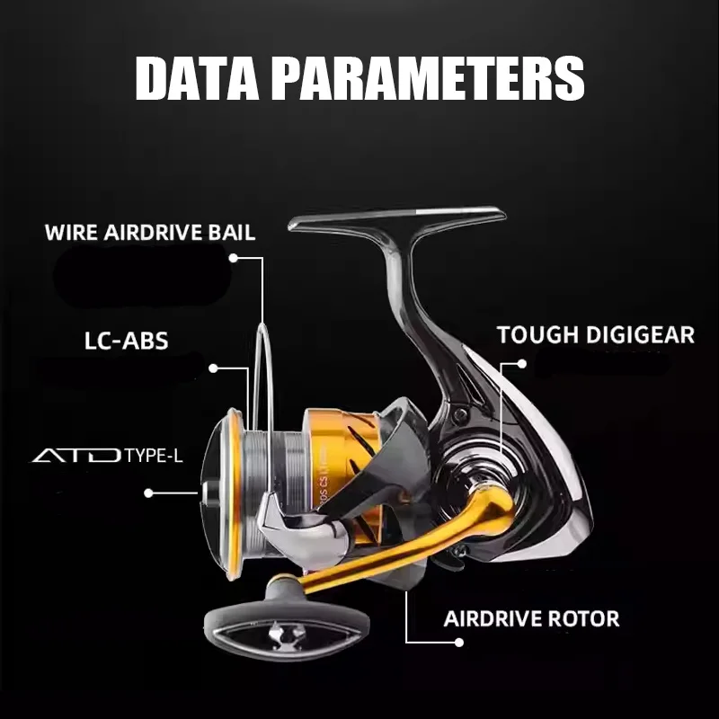 DAIWA REVROS CS 2024 nuevo carrete giratorio de nivel de entrada ligero Original largo fundido-ABS TWIST BUSTER lll ATD TYPE-L para pesca - imagen 3