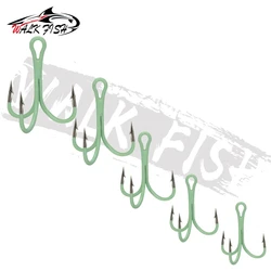 Walk Fish Anzuelos Triples Luminosos – Acero al Carbono para Mar