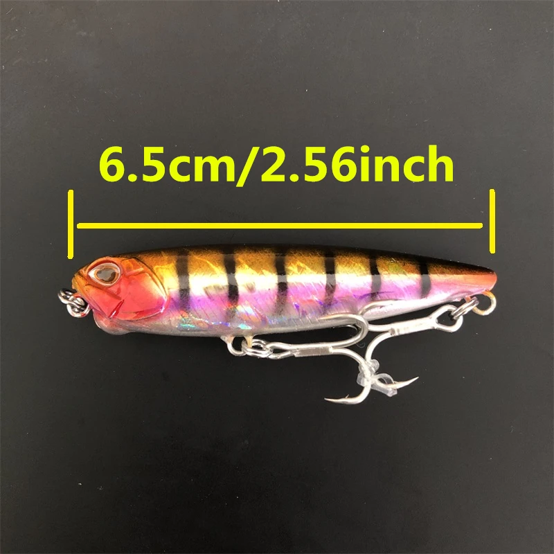 8044 6,5 cm5,5g1 Uds LURETV Japón DUO mismo estilo REALIS lápiz flotante ruido impulsado pez mandarín cebo duro Roada cebo - imagen 5