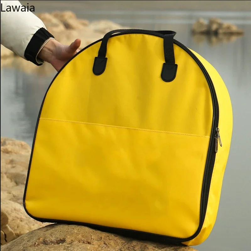 Lawaia-Bolsa de pesca de lona Oxford, bolsa de embalaje de redes redondas, aparejos de red de pesca al aire libre, novedad de 2023 - imagen 3