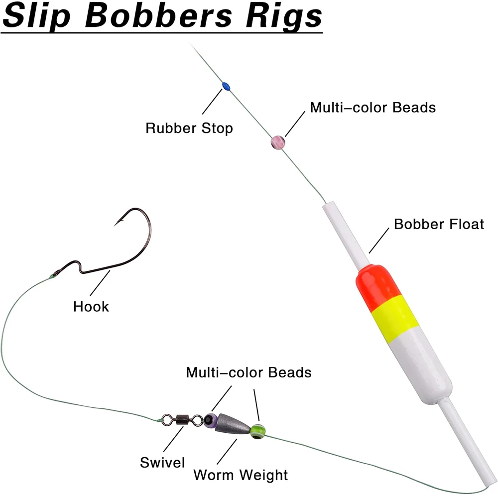 Slip bobbers y plataformas para el éxito de la pesca