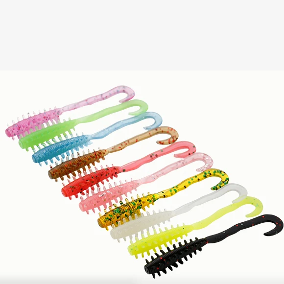 Ajing-señuelo de pesca suave, 50mm, 0,4g, Rockfish Swimbaits Jig, Wobber Worm Bait, Ajing, 12 unids/set - imagen 5