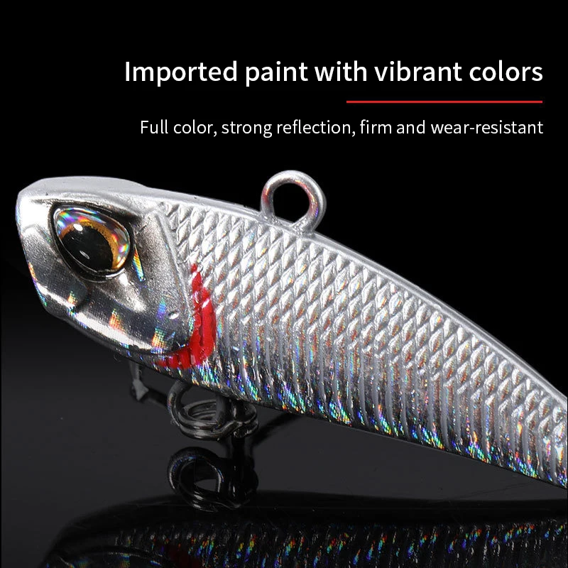7g 11g 15g 21g cebo giratorio Metal VIB señuelo de Pesca cola giratoria vibración lentejuelas Japón Wobbler Trolling cebo Pesca - imagen 4