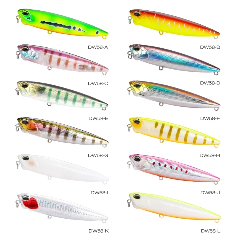 TSURINOYA 110F Topwater Stickbait 110mm 20,5g lápiz flotante señuelo de pesca DW58 Pike Bass cebos duros artificiales Jerkbait - imagen 3