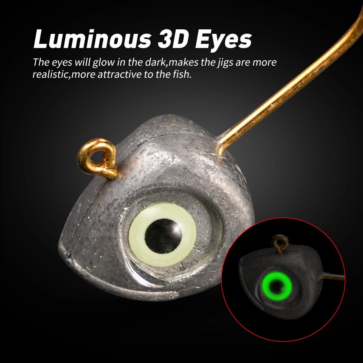 Anzuelo de pesca para Ajing, anzuelos con cabeza de anzuelo, anzuelos de pesca de gusano suave, 10 unids/lote, anzuelo, aparejos de pesca - imagen 4