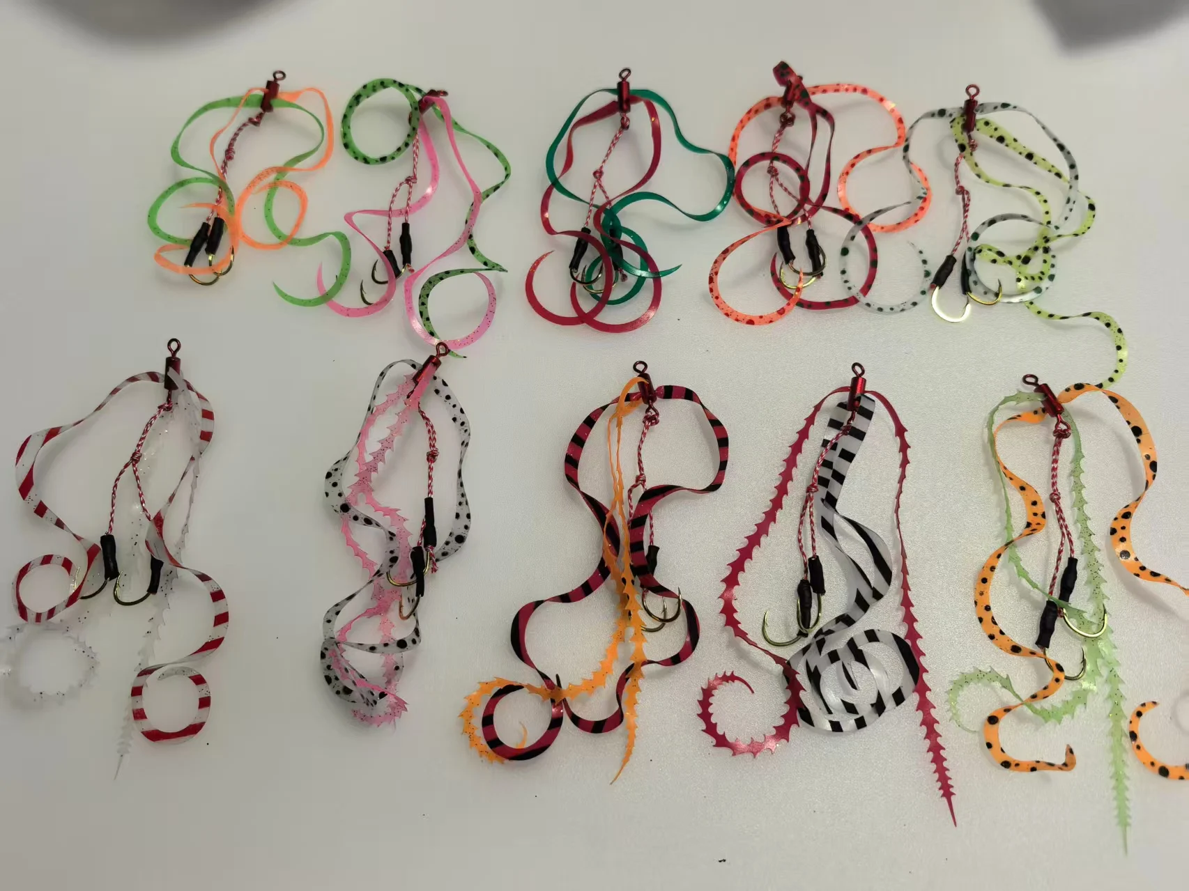 Kabura Jigging Madai – Ganchos asistencia faldas silicona y filamentos - imagen 3