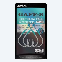 Anzuelos Jigging BKK SF Gaff-R M con señuelo auxiliar