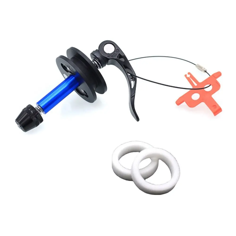Soporte cadena bicicleta aluminio – Liberación rápida para buje - imagen 3