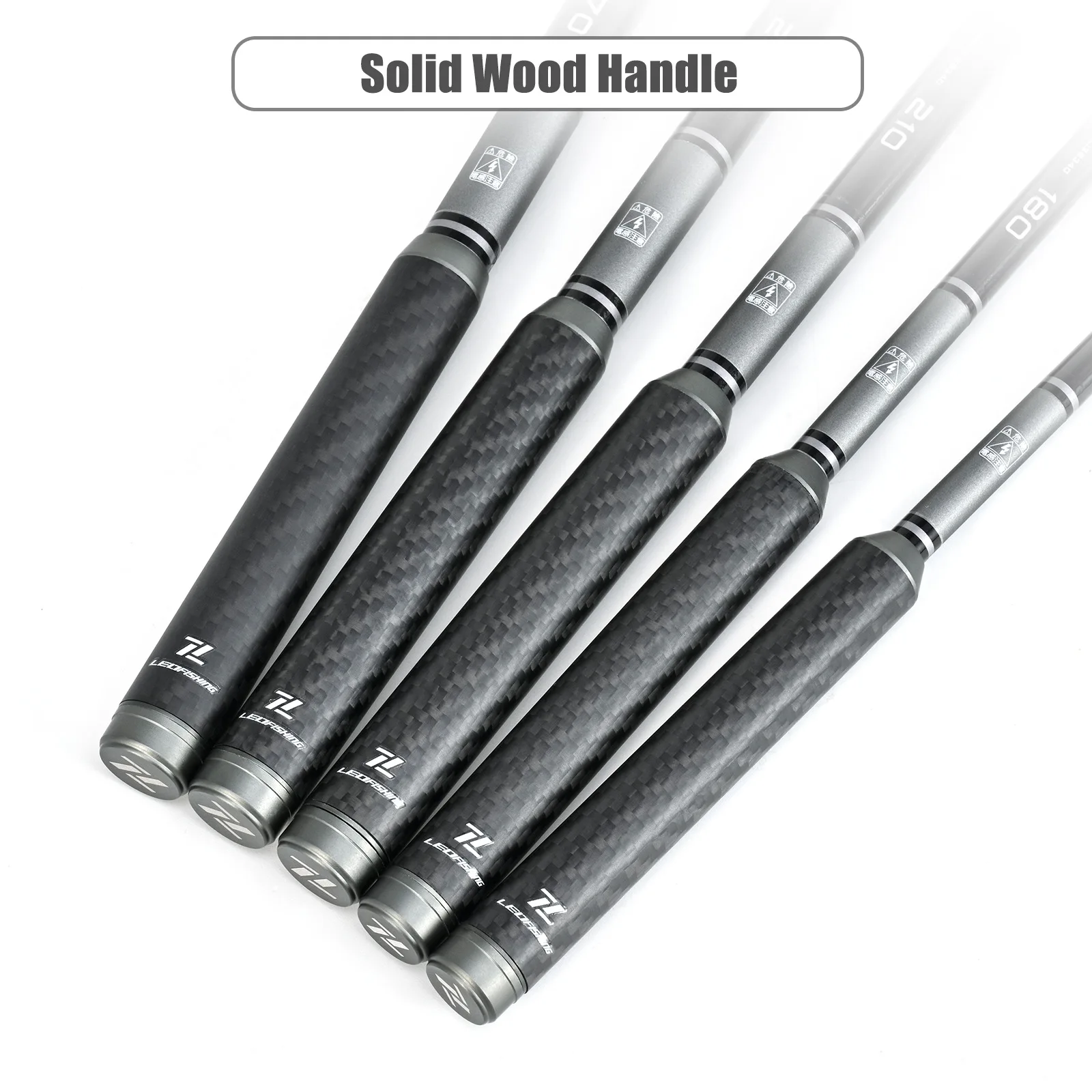 Caña de pescar profesional con señuelo de carbono, caña de fundición giratoria ultraligera de fibra de 2,4 m y 2,7 m, accesorio de pesca para Lucio - imagen 4