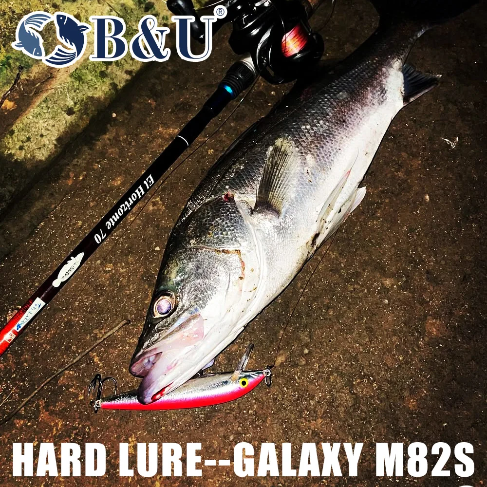 B & U hundimiento Minnow Swimbait señuelo de pesca Wobblers señuelo de trucha y cebo duro Jerkbait para aparejos de pesca de perca - imagen 4