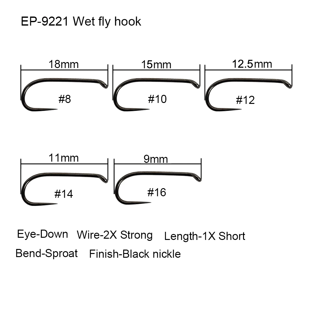 Wet fly hook 9221