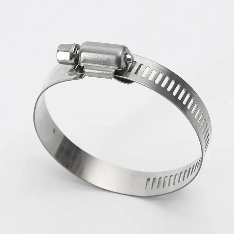 Abrazaderas de manguera de accionamiento de acero inoxidable de 8mm ~ 120mm, tubo de combustible helicoidal ajustable de tres engranajes, tubo de agua, Clip fijo, calambres de resorte - imagen 4