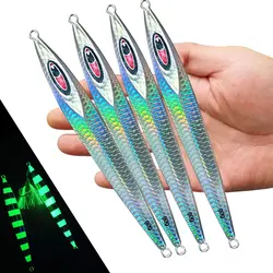 Jig Vertical Señuelo AS Fast Glow para Pesca en Mar