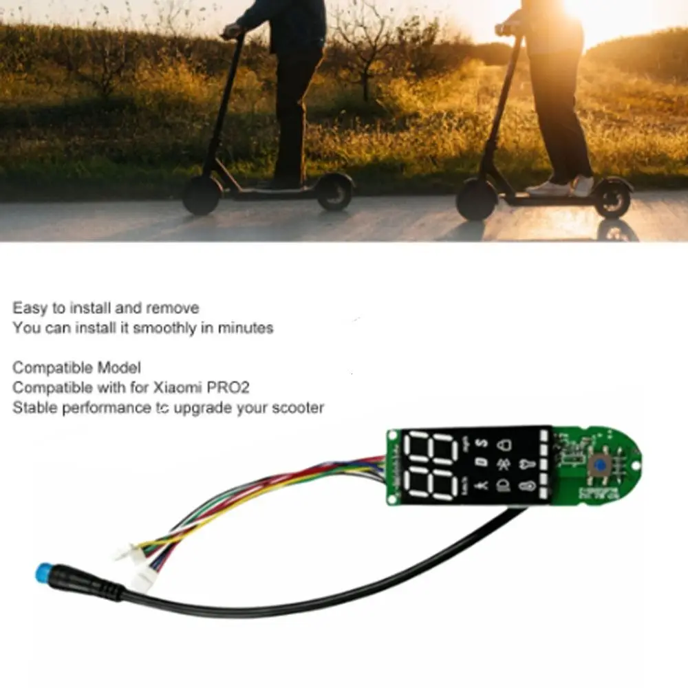 Tablero de instrumentos Bluetooth para patinete eléctrico, pieza de repuesto impermeable, placa de circuito para Xiaomi Pro 2 - imagen 4