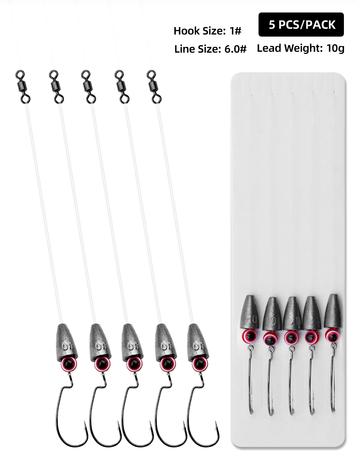 Mejore su experiencia de pesca con estos ganchos y líneas duraderas