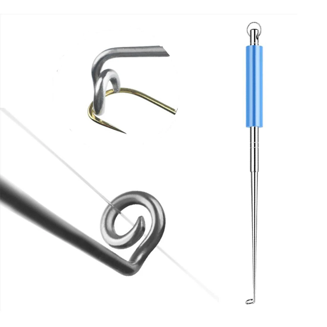 Extractor de anzuelos de pesca de seguridad, dispositivo de desacoplamiento rápido, fácil de quitar, de acero inoxidable, 1 piezas - imagen 3
