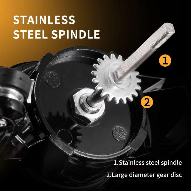 Carretes giratorios ROOBLINOS serie NX, carretes de pesca, marco de Metal ultraligero, ultrasuave y resistente, alta velocidad 5,2: 1 - imagen 5