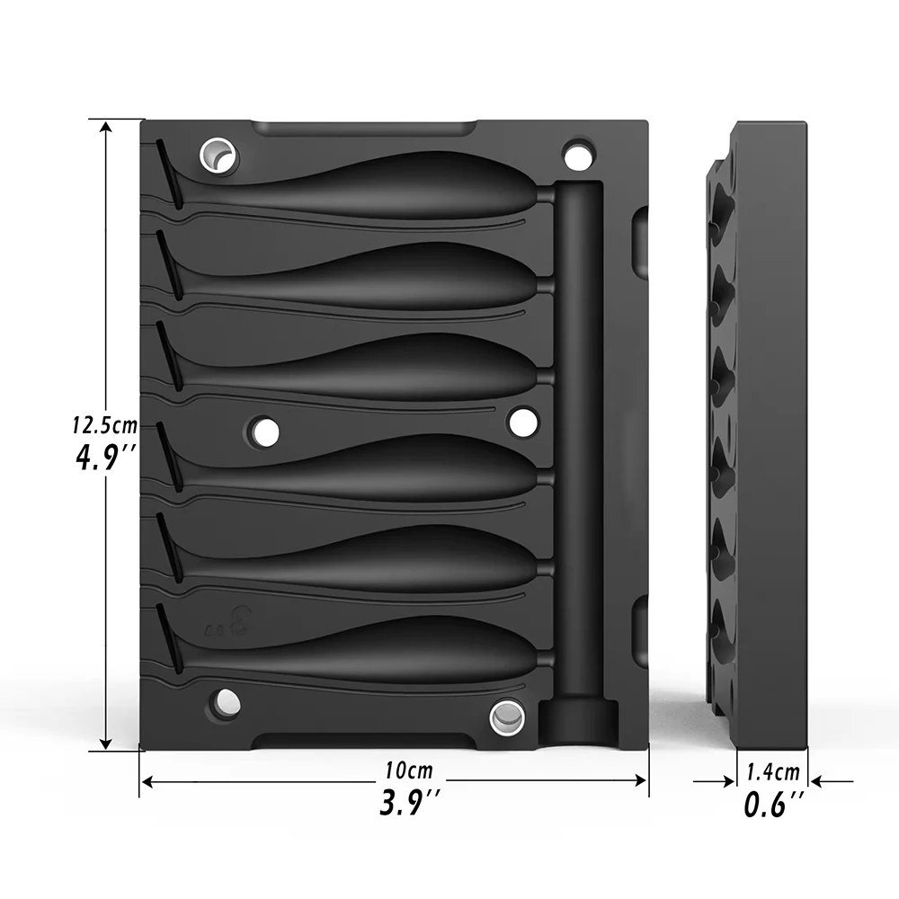 Señuelo natación oscilante aleación aluminio plástico - imagen 2